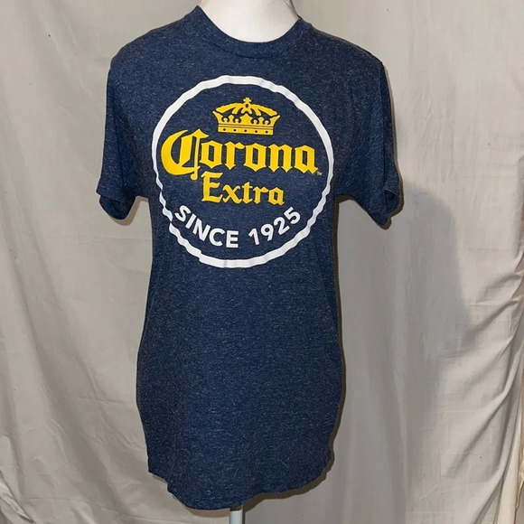 blue Corona extra graphic tshirt size small - Picture 1 of 3